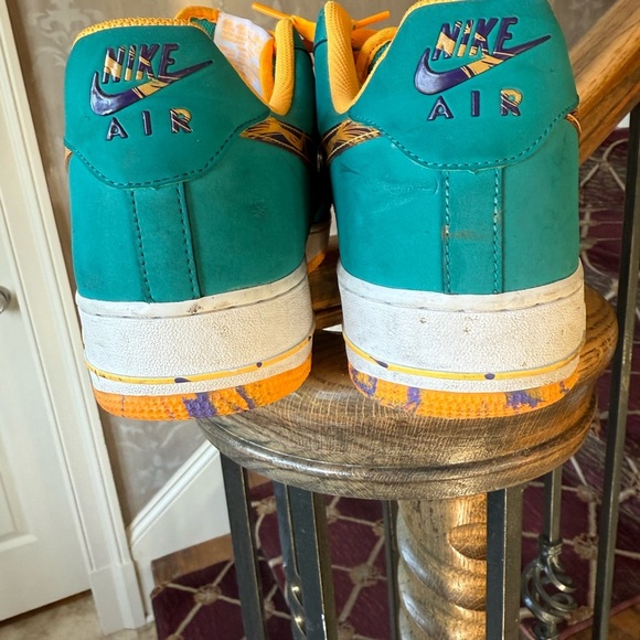 NIKE men’s size 13 2013/20124 AIR FORCE 1 LOWS Marbled Swoosh 488298 – 313 - Picture 10 of 16